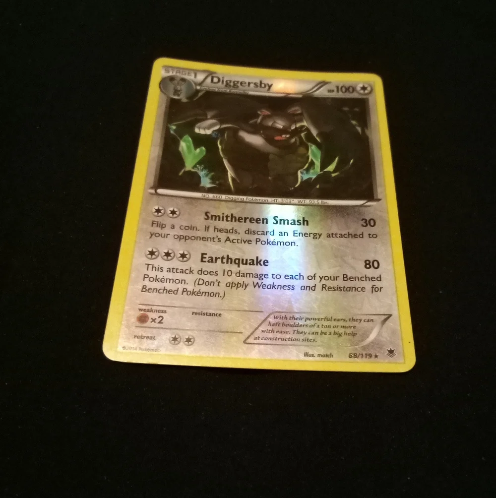 Pokemon Diggersby 88/119 XY Phantom Forces Rare Reverse Holo